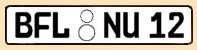 KFZ-Kennzeichen Kreis Bernsdorf-Lauta