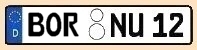 Kreis Borken Kennzeichen