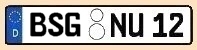 Kreis Breisig Kennzeichen