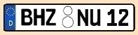 Kennzeichen Kreis XY