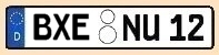 Kennzeichen Kreis Buxheim-Eisenburg