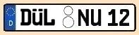 Kreis D�lmen Kennzeichen