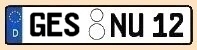 Kreis Gerolstein Kennzeichen