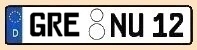 Kreis Greven Kennzeichen