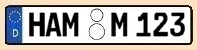 Kreis Hamm Kennzeichen