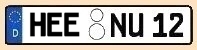 Kreis Heessen Kennzeichen