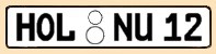 KFZ-Kennzeichen Kreis Holzminden
