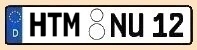 Kreis Horstmar Kennzeichen