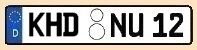 Kennzeichen Kreis XY