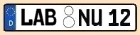 Kennzeichen Kreis Lauenburg