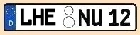 Kreis Lehe Kennzeichen