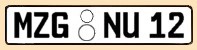 KFZ-Kennzeichen Kreis Merzig
