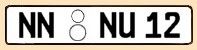 KFZ-Kennzeichen Kreis Nonnweiler