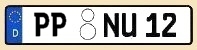 Kennzeichen Kreis Pappenheim