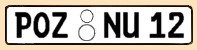 KFZ-Kennzeichen Kreis Perl-Orscholz