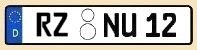 Kennzeichen Kreis Ratzeburg
