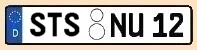 Kennzeichen Kreis Steinhorst-Sandesneben