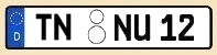 Kennzeichen Kreis Thurnau