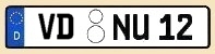 Kreis Vieland Kennzeichen