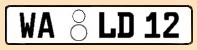KFZ-Kennzeichen Kreis Waldeck