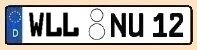 Kennzeichen Kreis Walldorf