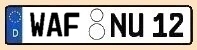 Kreis Warendorf Kennzeichen